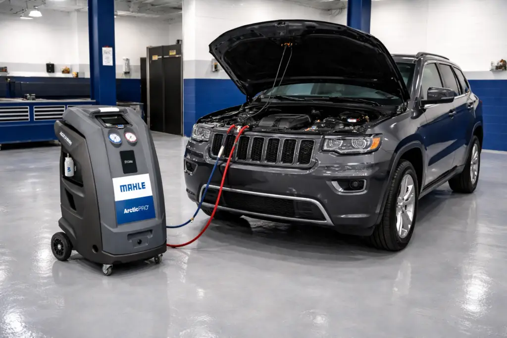 AC repair on Jeep Grand Cherokee at Chuck’s Auto Repair Shoreline in Seattle